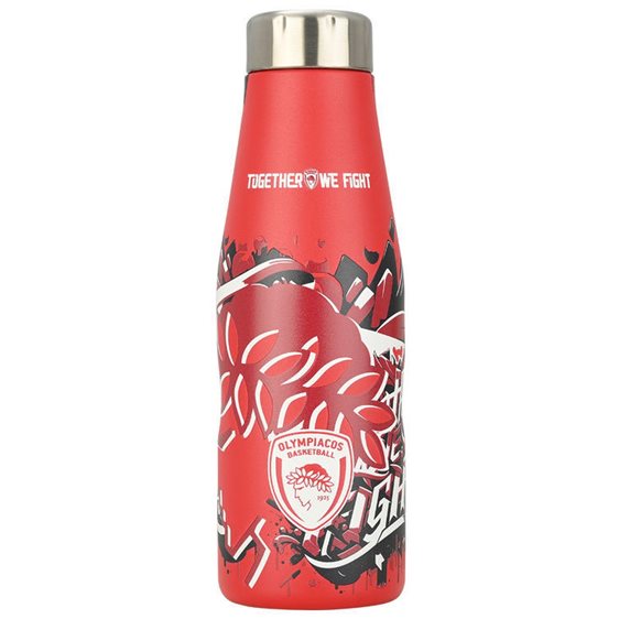 Estia Θερμός Travel Flask Olympiakos Together We Fight 500Ml