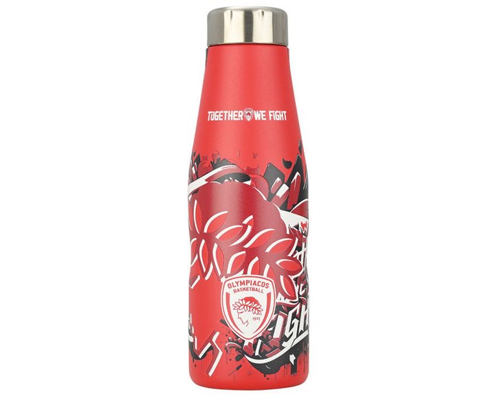Estia Θερμός Travel Flask Olympiakos Together We Fight 500Ml