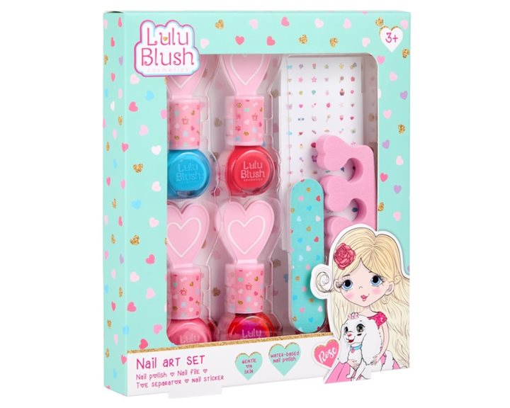Lulu Blush Σετ Νυχιών Βάση Νερού 84955