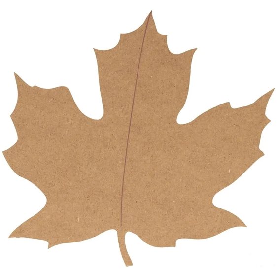 Mdf Maple Leaf 15εκ.