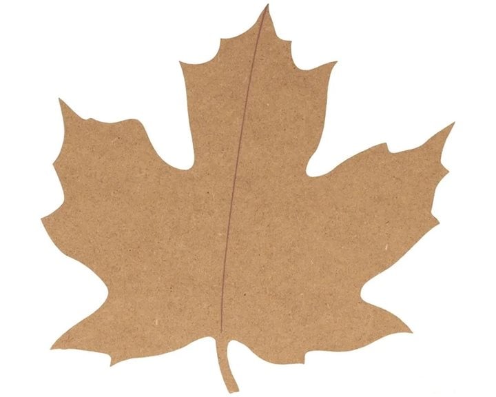 Mdf Maple Leaf 15εκ.