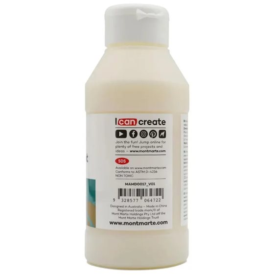 Mont Marte 250ml Fabric Paint Medium