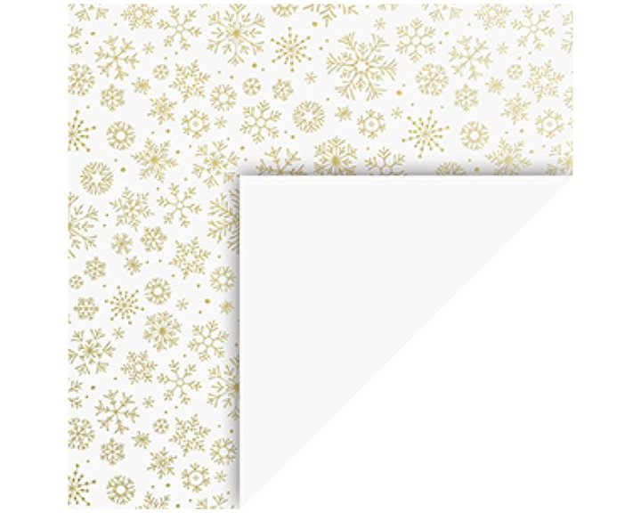 Χαρτόνι 50χ70εκ. 300γρ. XMas Foil Νιφάδες