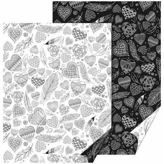 Χαρτόνι 50χ70εκ. 300γρ.Zenart Heart