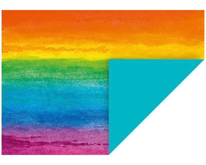 Χαρτόνι 50χ70εκ. 300γρ. Aqua Rainbow