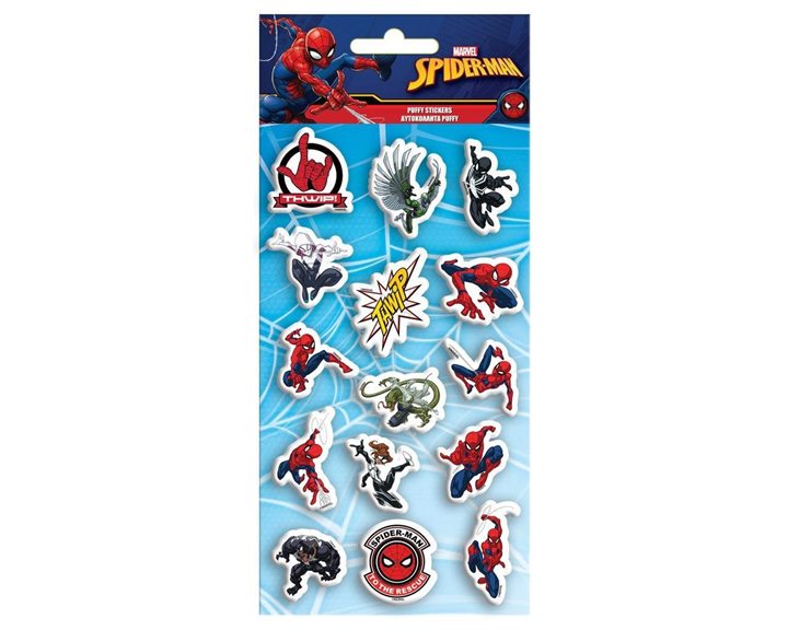 Αυτοκόλλητα Puffy 10x22cm SPIDERMAN