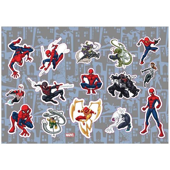 Αυτοκόλλητα Puffy 10x22cm SPIDERMAN