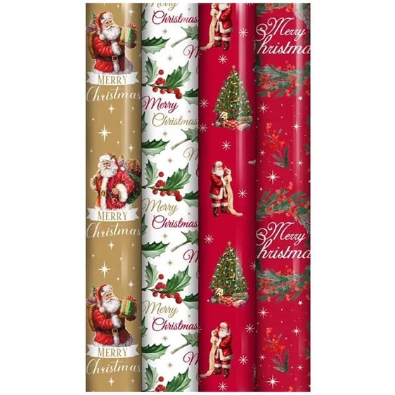 Χαρτί Περιτυλίγματος Ρολό 70x400  Xmas Trad.