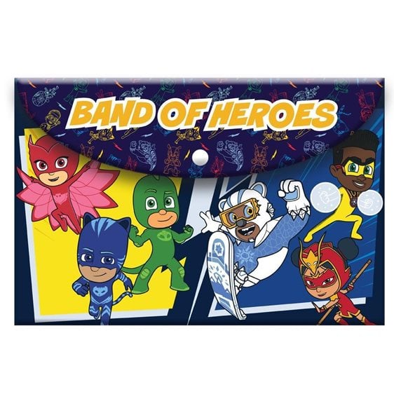 Φάκελος με Κουμπί Α4 PJMASKS