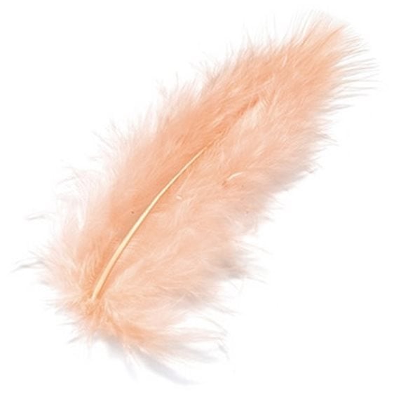 Πούπουλο Marabou 10εκ. Βερυκοκί σετ 15τμχ