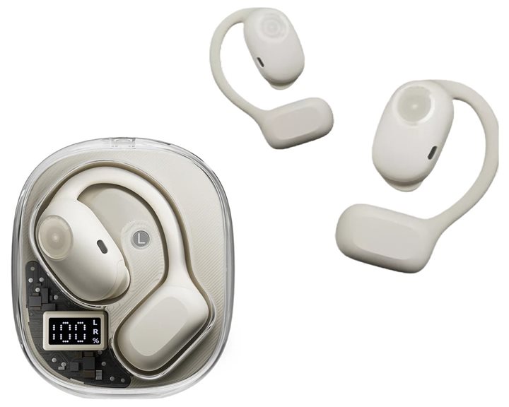 BLACKVIEW BT 5.3 ANC AIRBUDS 100 WITH LCD CHARCHING DOCK WHITE