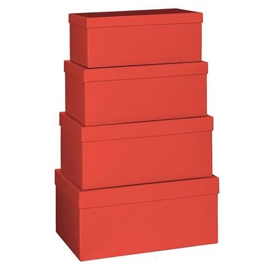 Stewo Κουτί Δώρου 23χ35χ16.5cm Κόκκινο