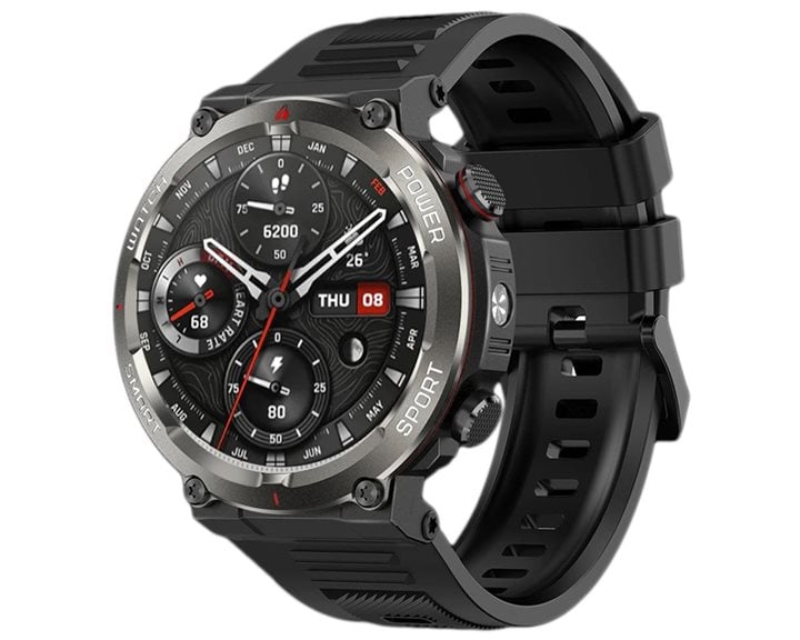BLACKVIEW MULTI-FUNCTION SMARTWATCH WITH FLASH LIGHT AND GR MENU BLACK