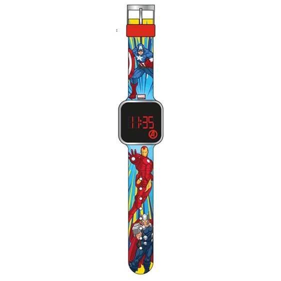 Ρολόι Χειρός LED Avengers 000506263