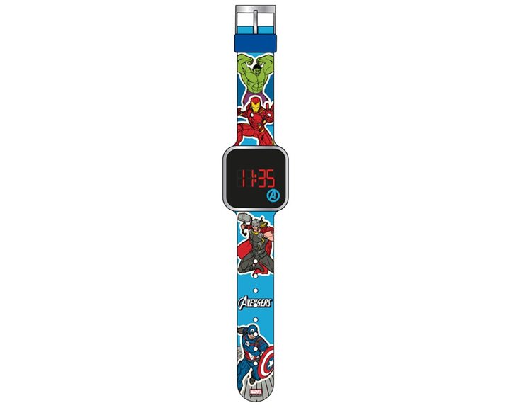 Ρολόι Χειρός LED Avengers 000506263