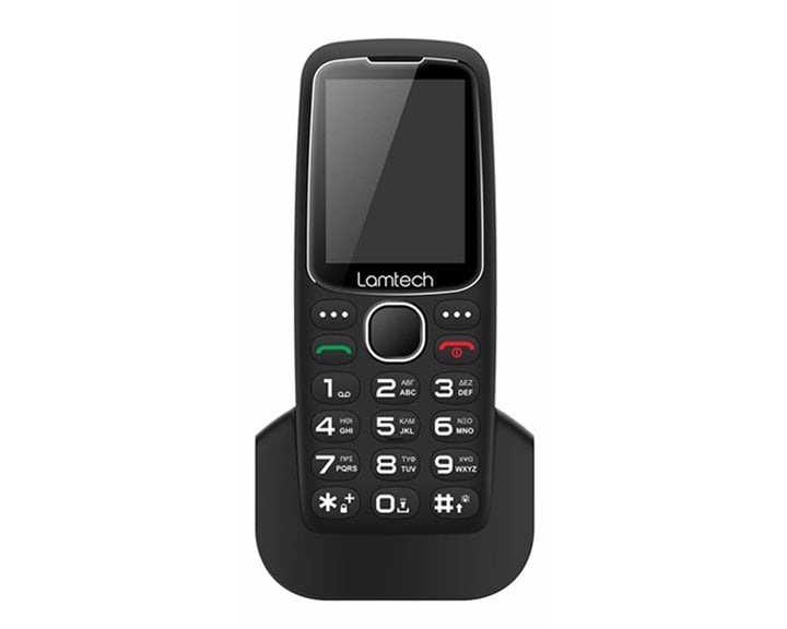 LAMTECH MOBILE PHONE 2.4' GR DUAL SIM TINY L II WITH DOCK BLACK