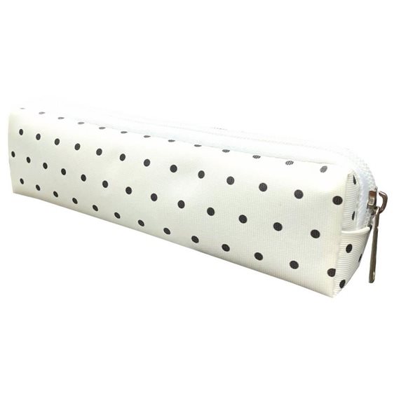 Κασετίνα Tesoro White in Black 19x4x5cm