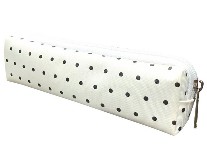 Κασετίνα Tesoro White in Black 19x4x5cm
