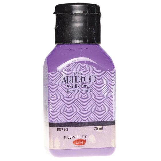 Artdeco 75 ml Ακρυλικό Χρώμα Purple 3608