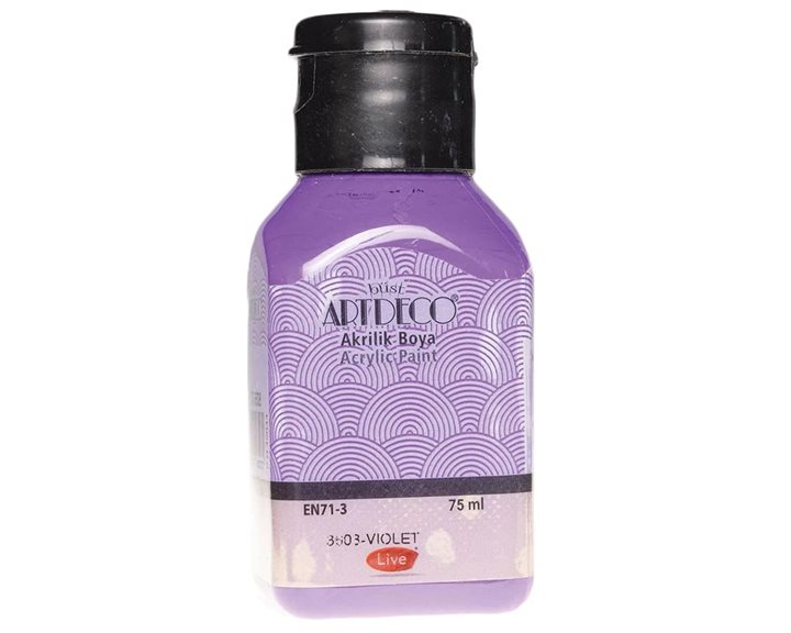 Artdeco 75 ml Ακρυλικό Χρώμα Purple 3608
