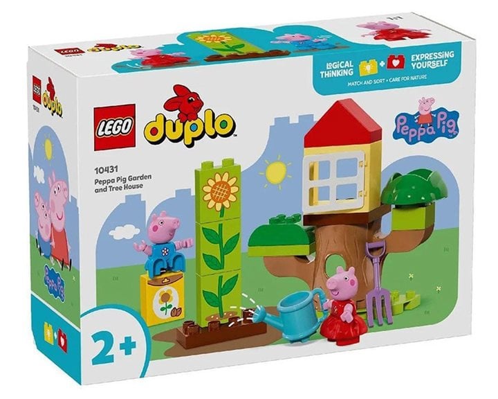 LEGO Peppa Pig Duplo Πέππα το Γουρουνάκι - Κήπος και Δεντρόσπιτο 10431