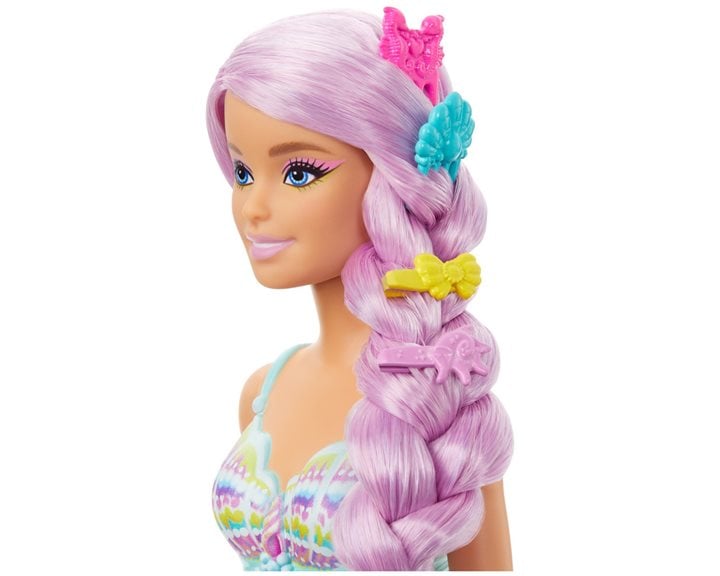 Mattel Barbie A Touch Of Magic Γοργόνα Μακρiα Μαλλιά HRR00
