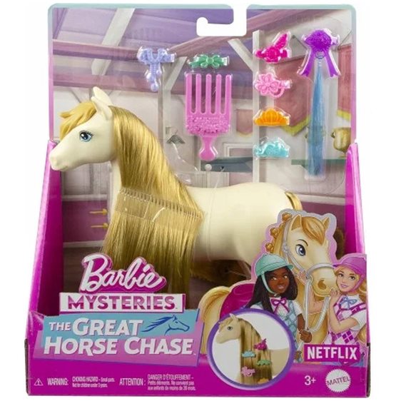 Mattel Barbie Mysteries The Great Horse Chase Pony And Accessories HXJ29 / HXJ36