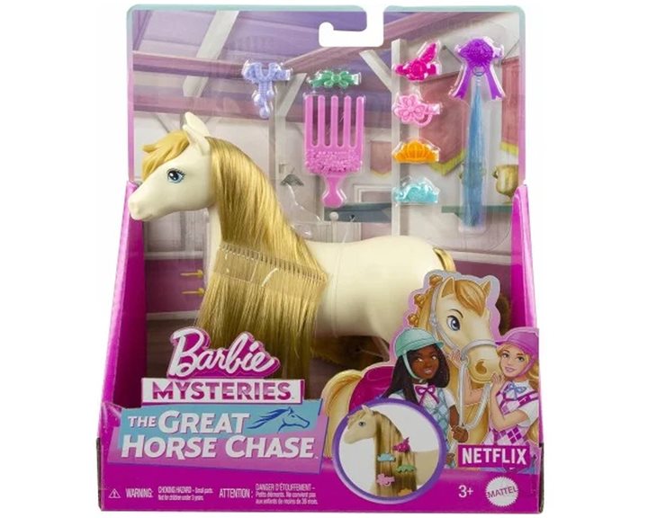 Mattel Barbie Mysteries The Great Horse Chase Pony And Accessories HXJ29 / HXJ36