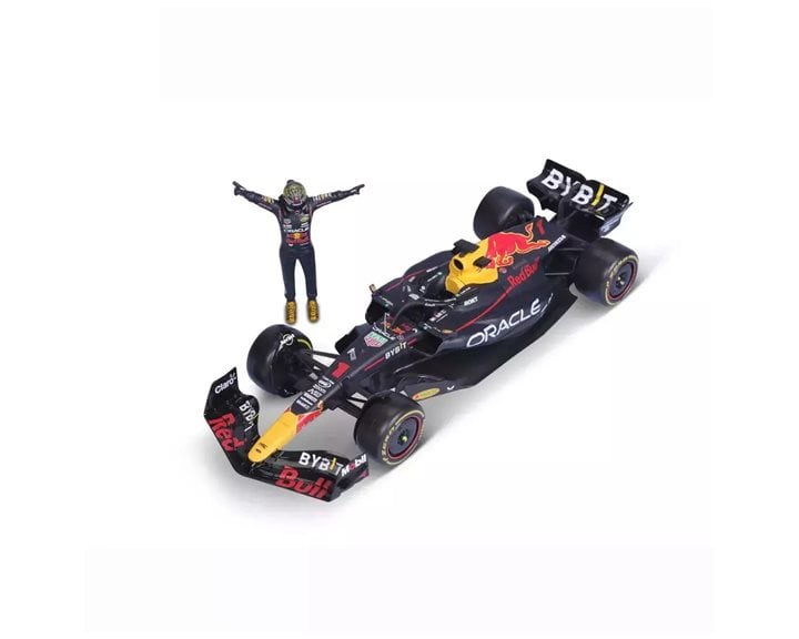 Bburago F1RB19 - Oracle Red Bull with Driver (Verstappen #1) 1/24