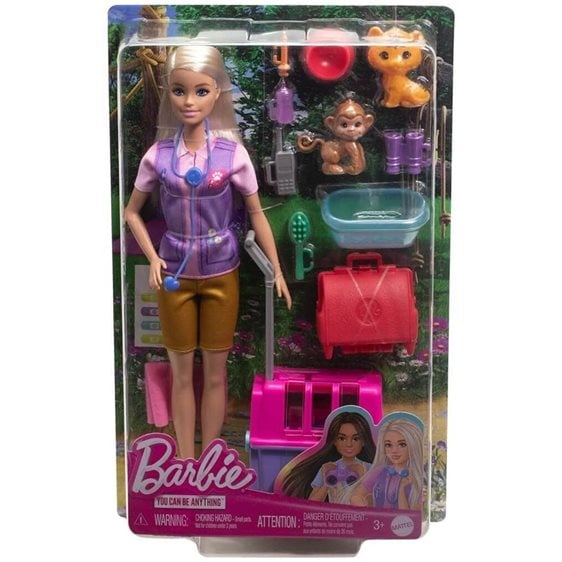 Mattel Barbie Διασώστρια Άγριων Ζώων HRG50