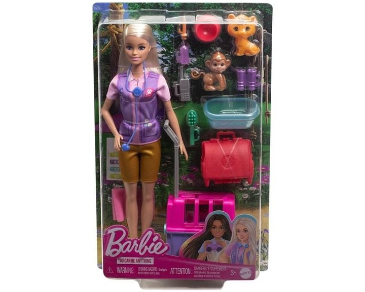 Mattel Barbie Διασώστρια Άγριων Ζώων HRG50