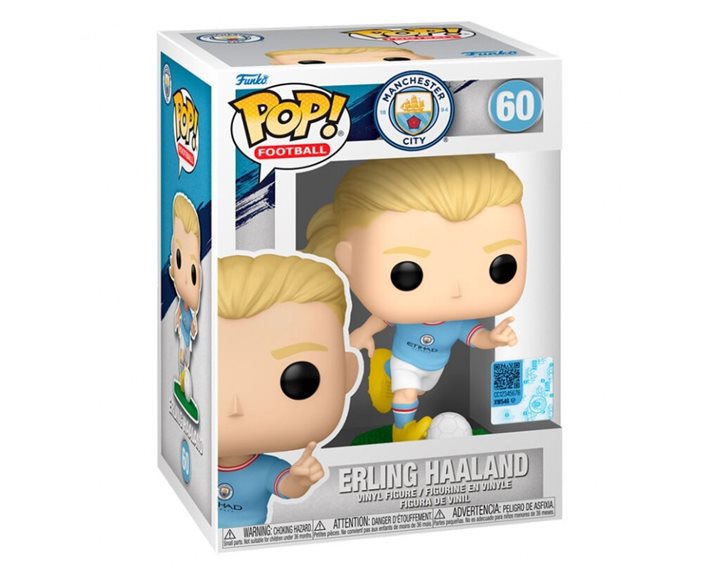 FUNKO POP! FOOTBALL: MANCHESTER CITY - ERLING HAALAND #60 VINYL FIGURE