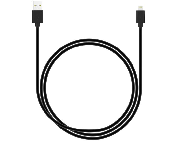 Lamtech Charging & Datacable Lightning 1m Black