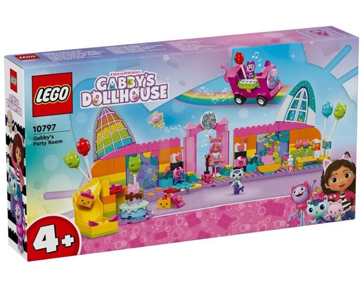 LEGO Gabbys Dollhouse Γιορτινό Δωμάτιο της Γκάμπι 10797