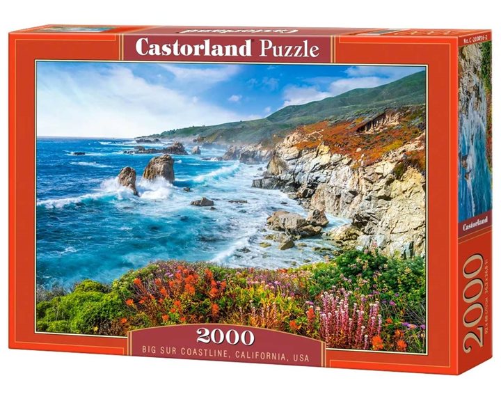 Παζλ Castorland 2000τεμ. Big Sur Coastline California USA 92x68 C-200856-2