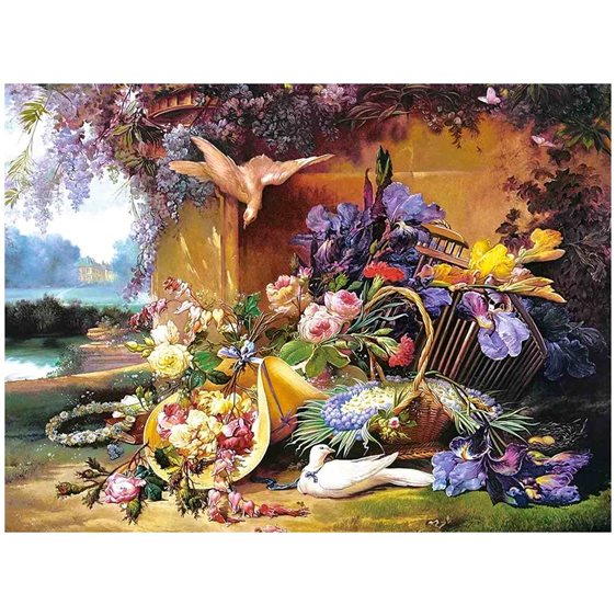 Παζλ Castorland 2000τεμ. Elegant Still Life with Flowers Eugene Bidau 92x68 C-200276-2