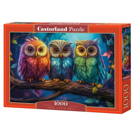Παζλ Castorland 1000 τμχ. Three Little Owls 68x47 C-105175-2