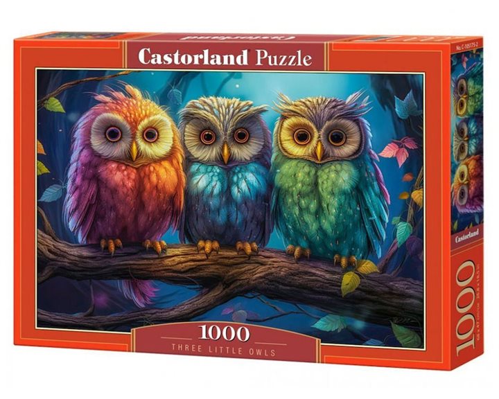Παζλ Castorland 1000 τμχ. Three Little Owls 68x47 C-105175-2