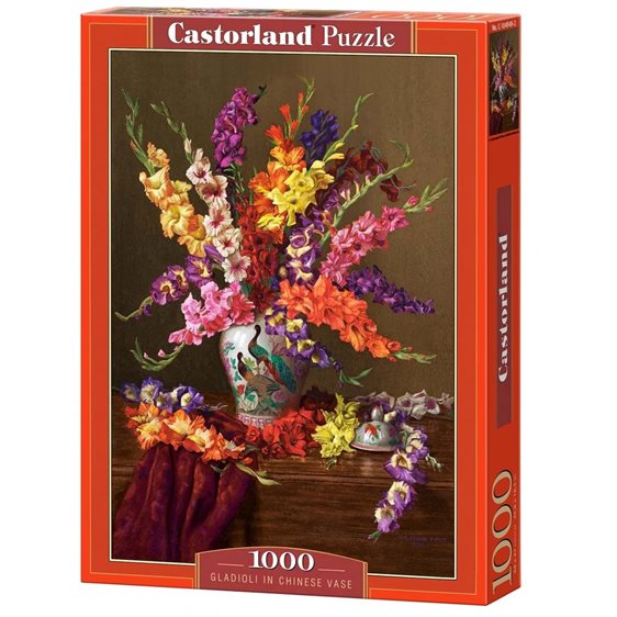 Παζλ Castorland 1000 τμχ. Gladioli in Chinese Vase 68x47 C-104949-2