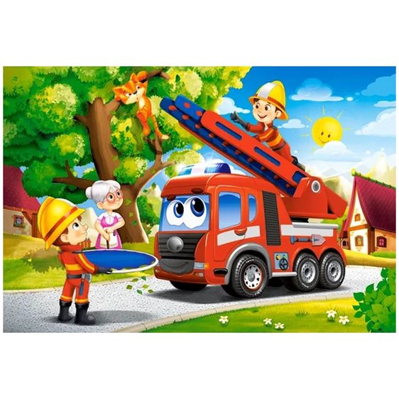 Παζλ Castorland 40 Maxi Firefighters to the Rescue 59x40cm B-040407-1