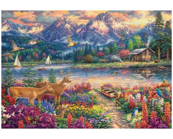 Παζλ Castorland 1500τεμ. Spring Mountain Majesty 68χ47cm C-152131-2