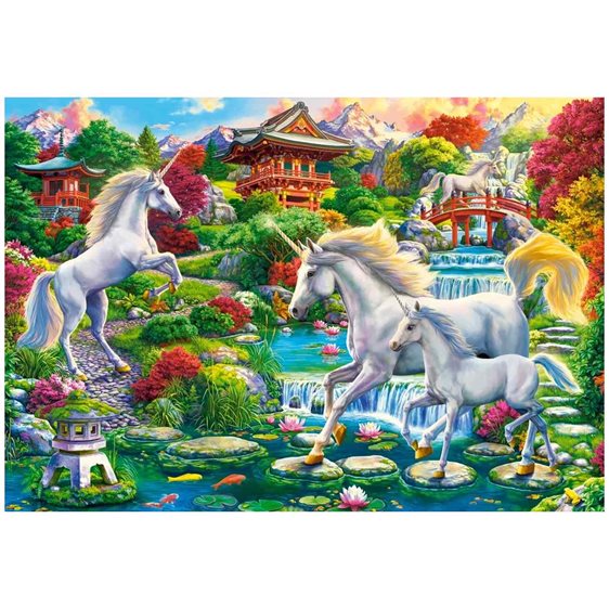 Παζλ Castorland 1500τεμ. Unicorn Garden 68χ47cm C-152117-2