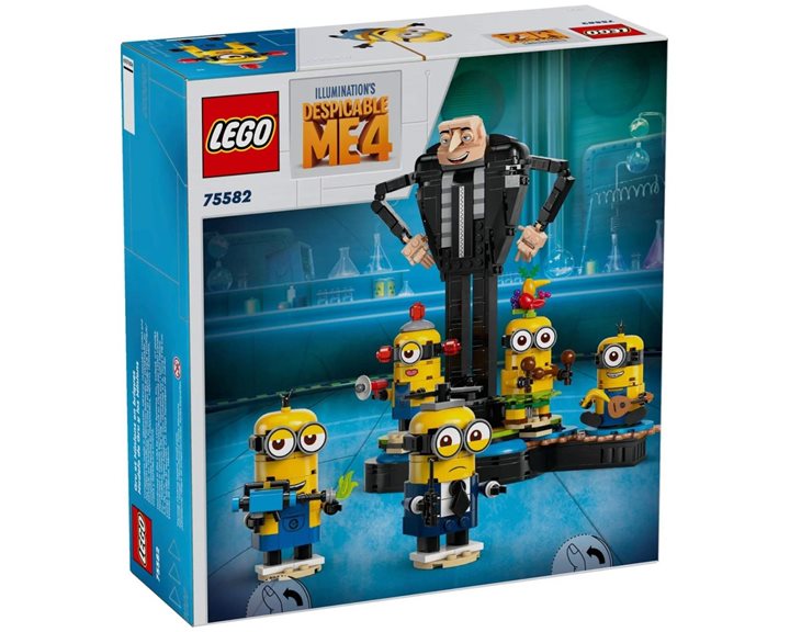 LEGO Minions Γκρου και Μίνιονς από Τουβλάκια 75582