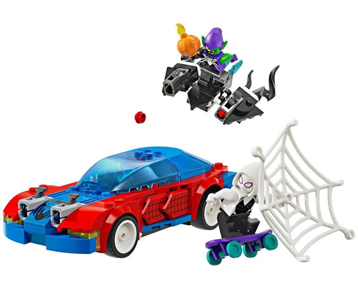 LEGO Marvel Super Heroes Αγωνιστικό Αυτοκίνητο Σπάιντερ-Μαν & Βένομ Γκριν Γκόμπλιν 76279