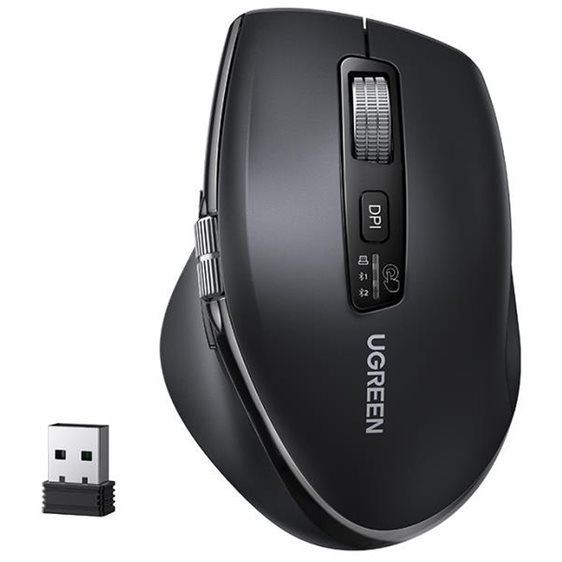 Mouse Wireless 2.4 GHz & Bluetooth UGREEN M751 Black 45792