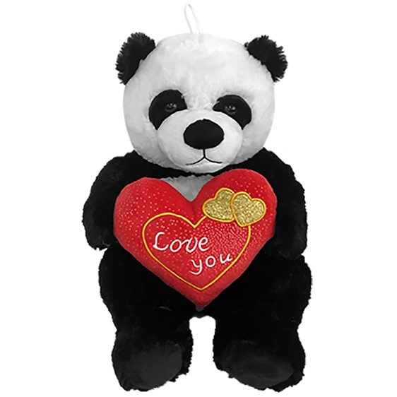 Λούτρινο Panda με Καρδιά 79-509