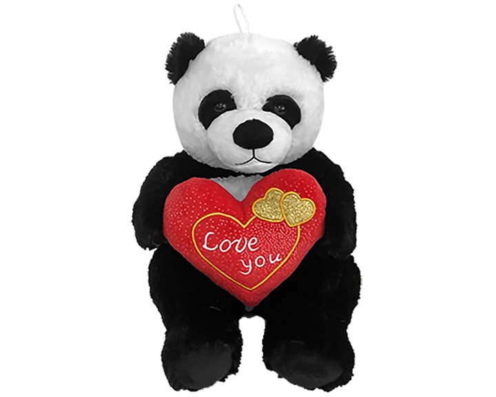 Λούτρινο Panda με Καρδιά 79-509