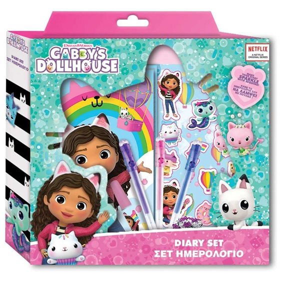 Ημερόλογιο Σετ Δώρου 60φ. Gabby's Dollhouse  000574049