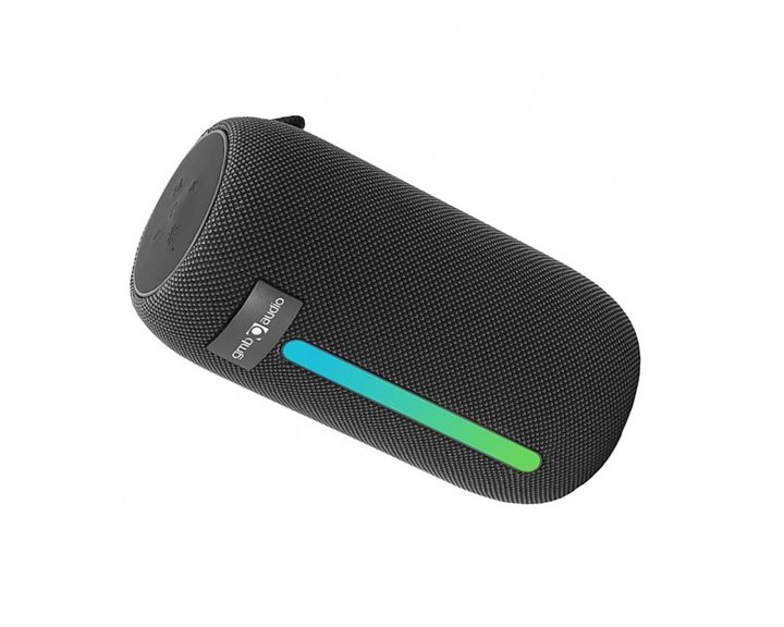 GEMBIRD WIRELESS PORTABLE LED SPEAKER BLACK