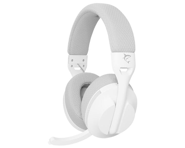 WHITE SHARK TRIPLE MODE (WIRED/WIRELESS/BT) GAMING HEADSET WGH-2441 WHITE/GREY